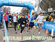 Winterlaufserie München 2018 Teil 2: Lauf über 15 km am 07.01.2018 im Olympiapark, München (©Foto: Martin Schmitz)
